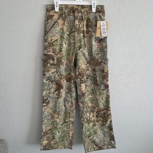 King's Desert Youth Boys Classic 6 Pocket Camo Hunting Camo Pants Size 14-16 NEW